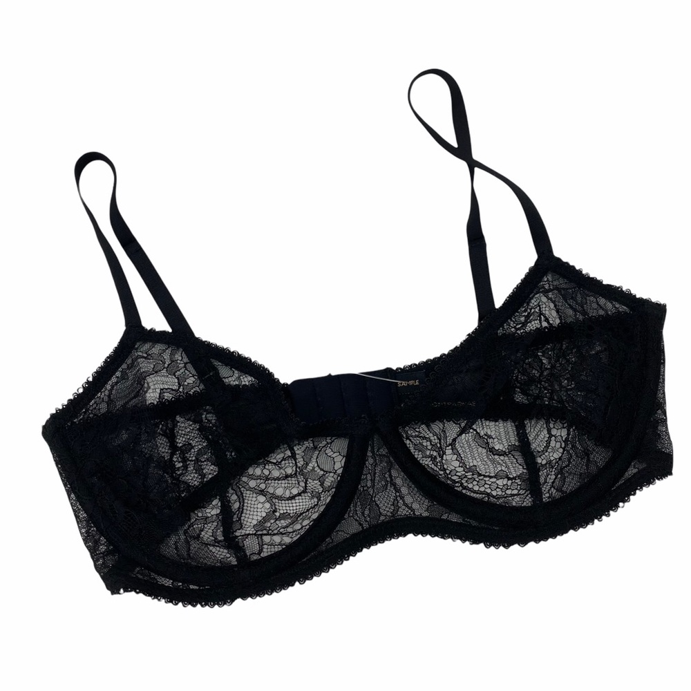 Kiki De Montparnasse | Black Lace Bra NWOT Sample | 32DD